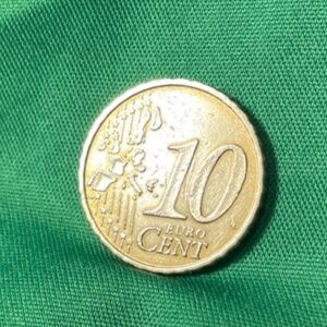 2002 GERMAN 10-CENT EURO – “F” MINT (STUTTGART)